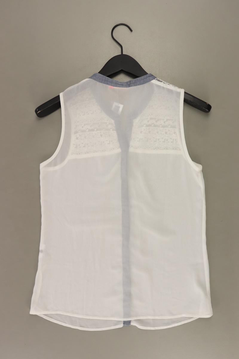 Only Ärmellose Bluse Gr. 34 weiß aus Polyester