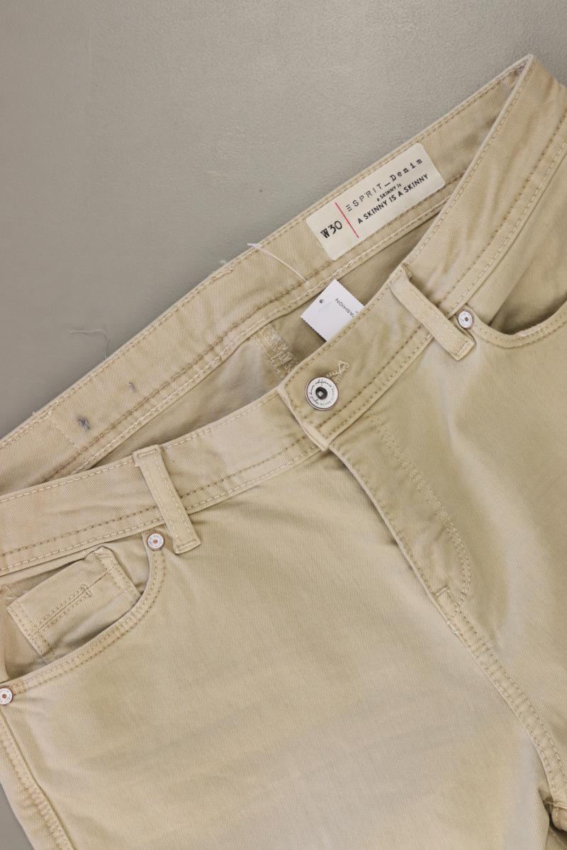 Esprit Skinny Jeans Gr. W30 neuwertig creme aus Baumwolle
