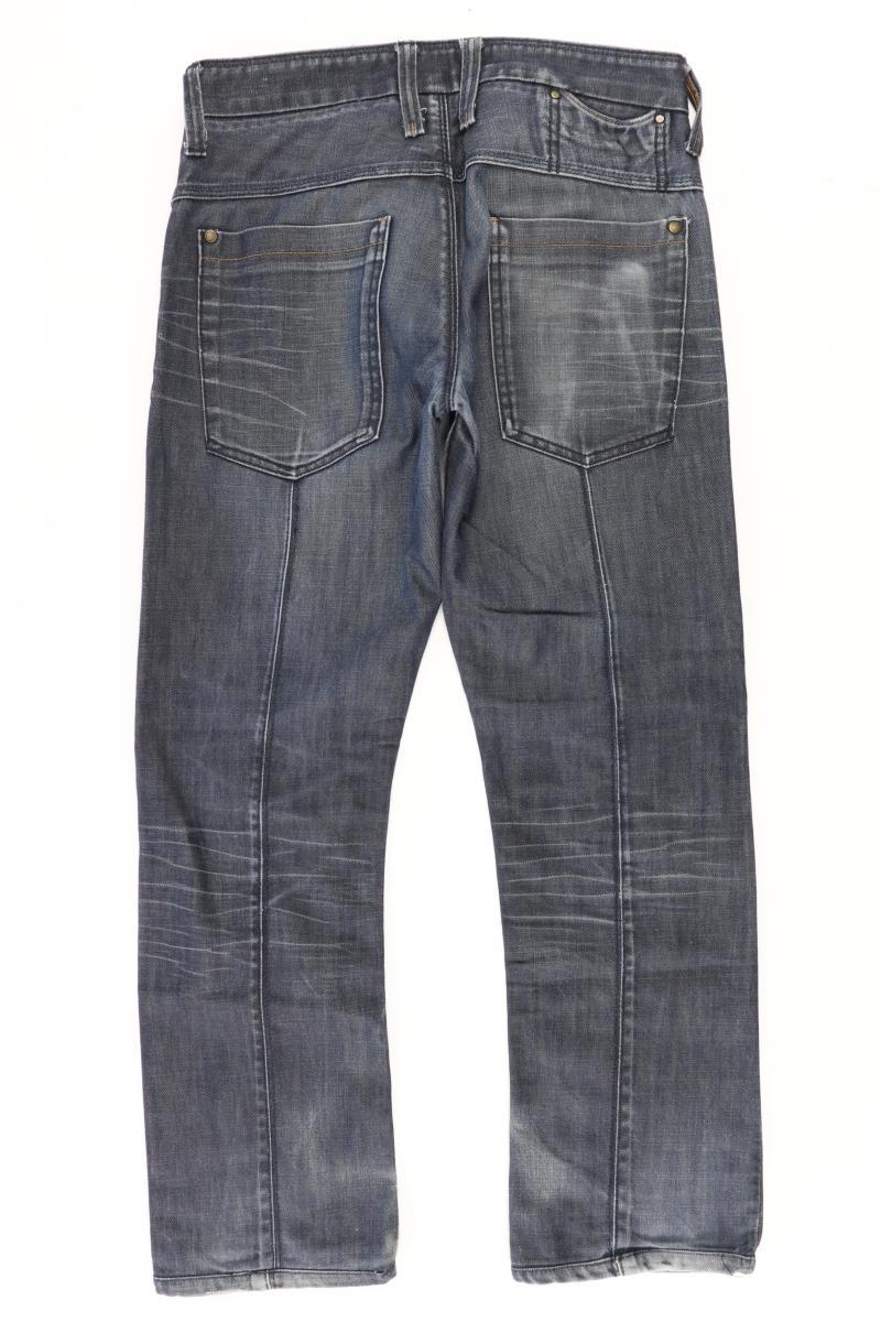 Zara Straight Jeans für Herren Gr. W30 grau aus Baumwolle