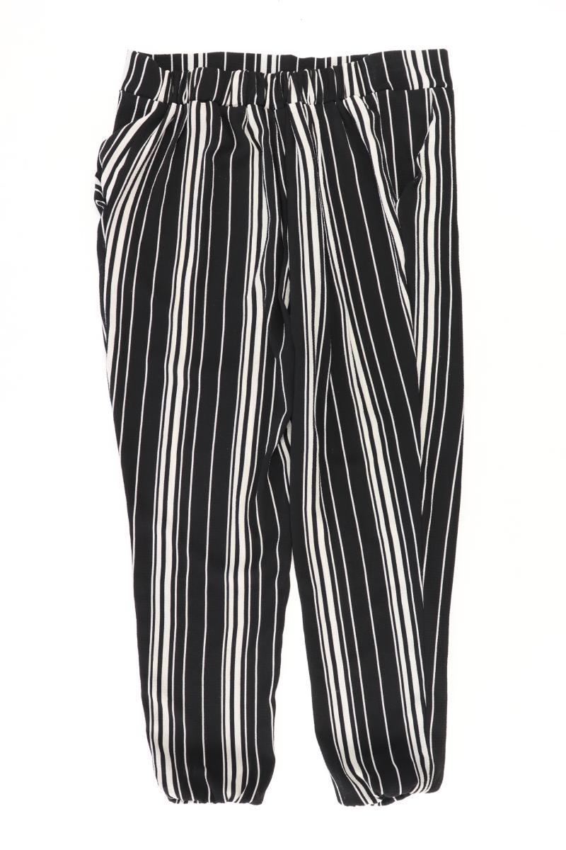 New Look Stoffhose Gr. 38 gestreift schwarz aus Polyester