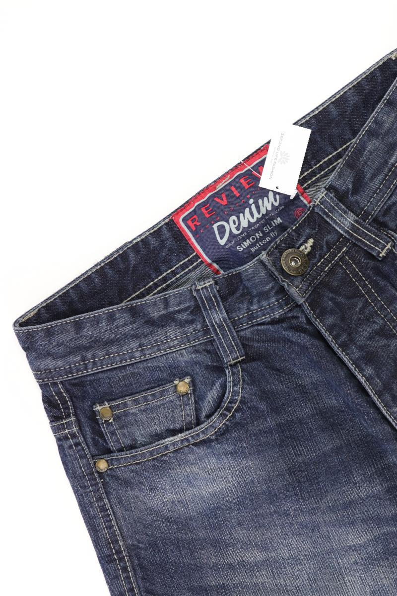 Review Slim Jeans für Herren Gr. W28/L30 blau aus Baumwolle