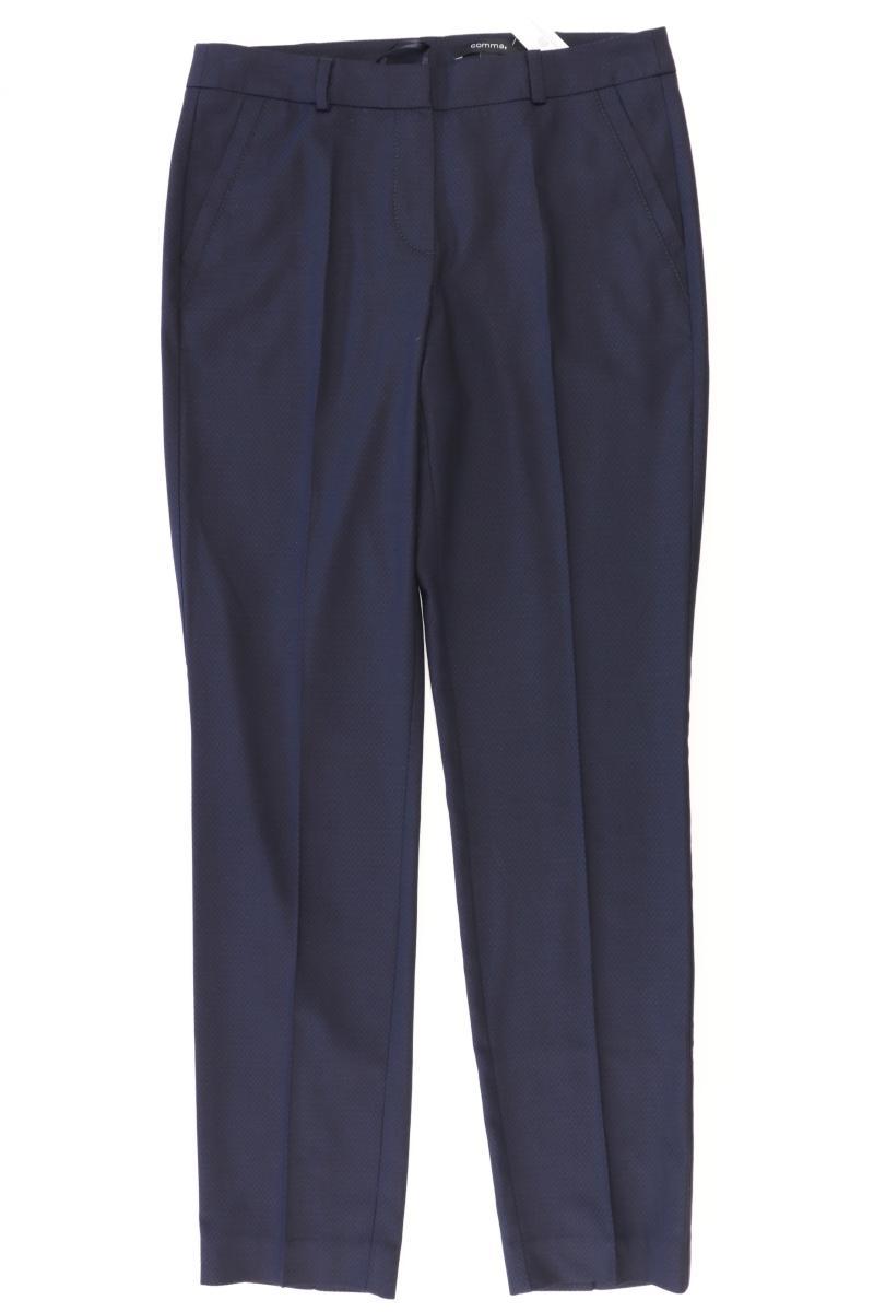 comma, Anzughose Gr. 36 blau aus Polyester