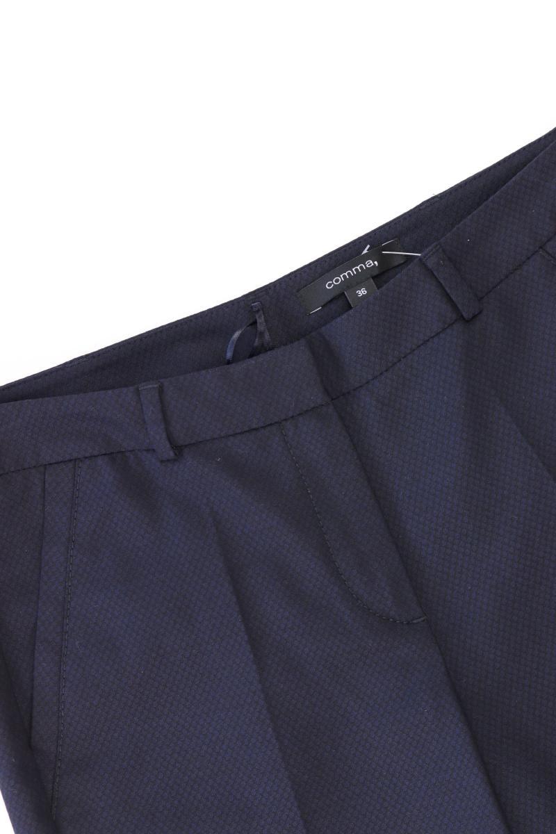 comma, Anzughose Gr. 36 blau aus Polyester