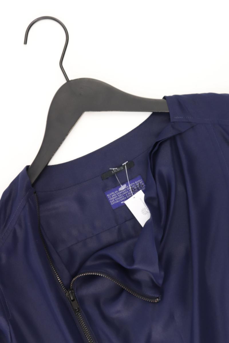 IKKS Minikleid Gr. 38 mit Gürtel 3/4 Ärmel blau aus Polyester
