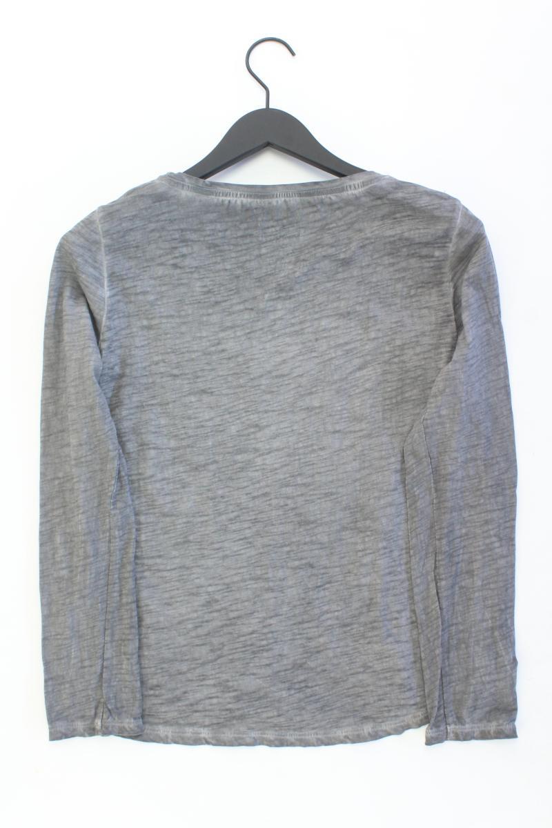 Tom Tailor Longsleeve-Shirt Gr. S neuwertig Langarm grau aus Baumwolle