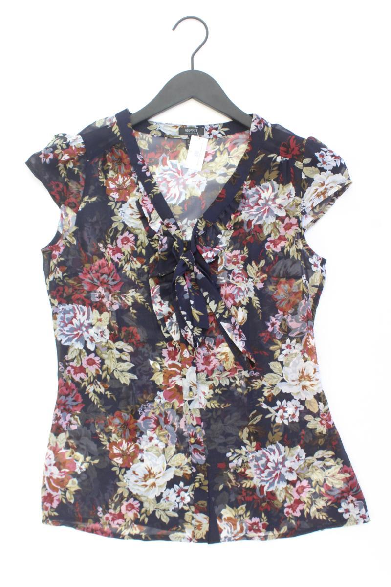 Esprit Collection Chiffonbluse Gr. 34 mit Blumenmuster neuwertig Kurzarm