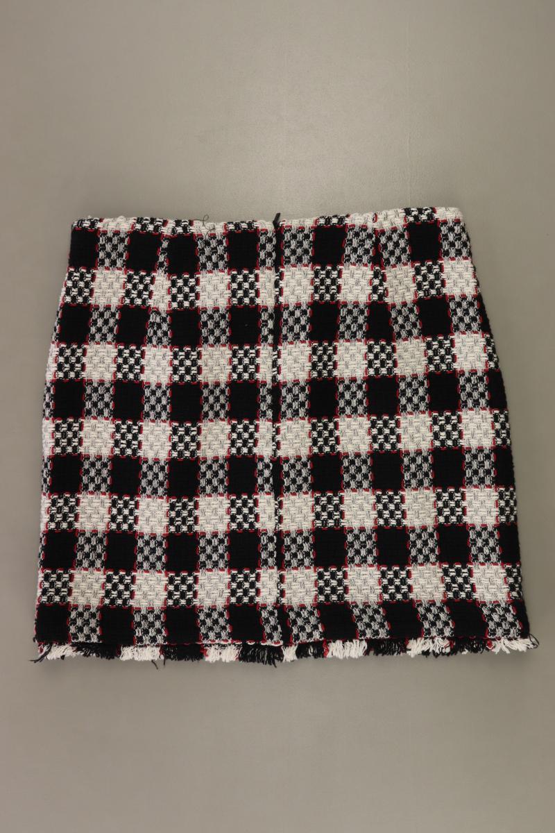 Mango Rock Gr. 38 kariert schwarz aus Baumwolle