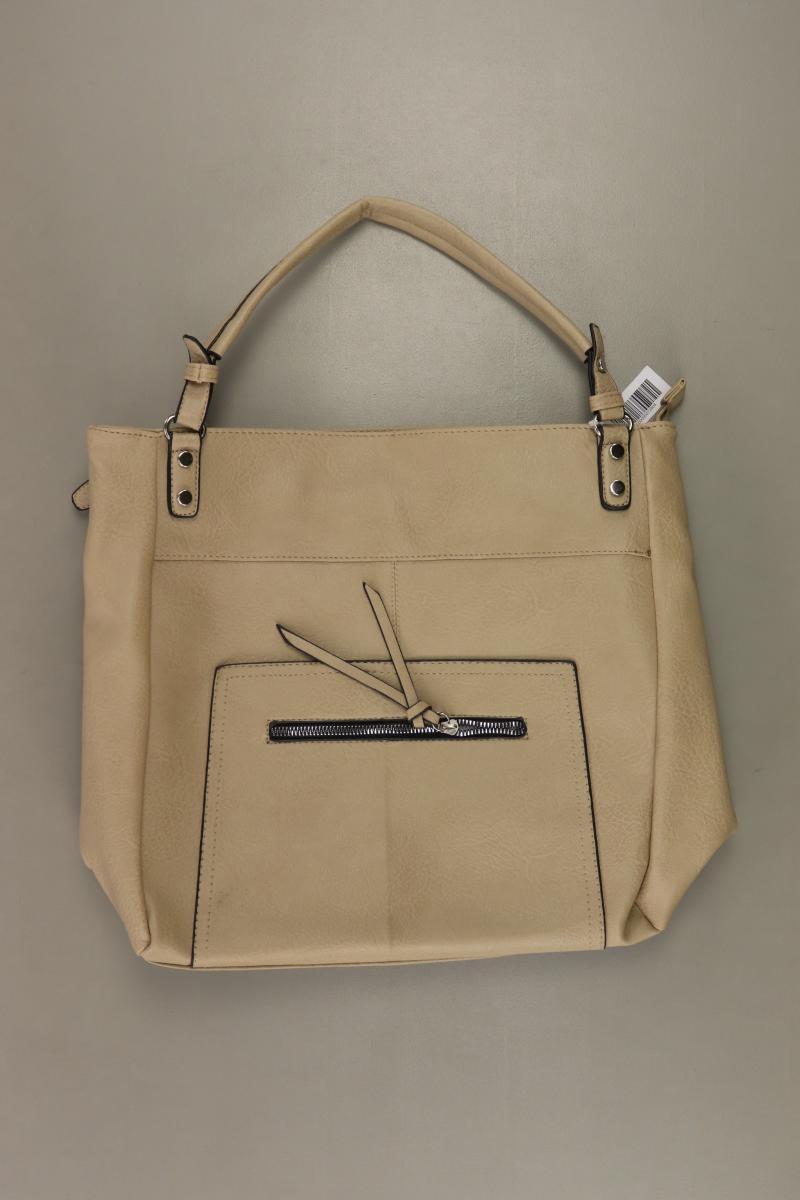 Schultertasche creme aus Polyurethan