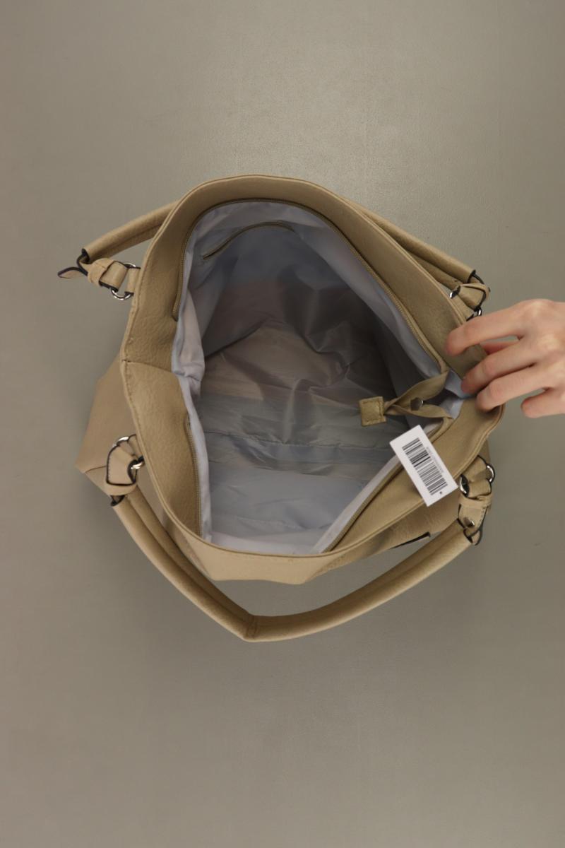 Schultertasche creme aus Polyurethan