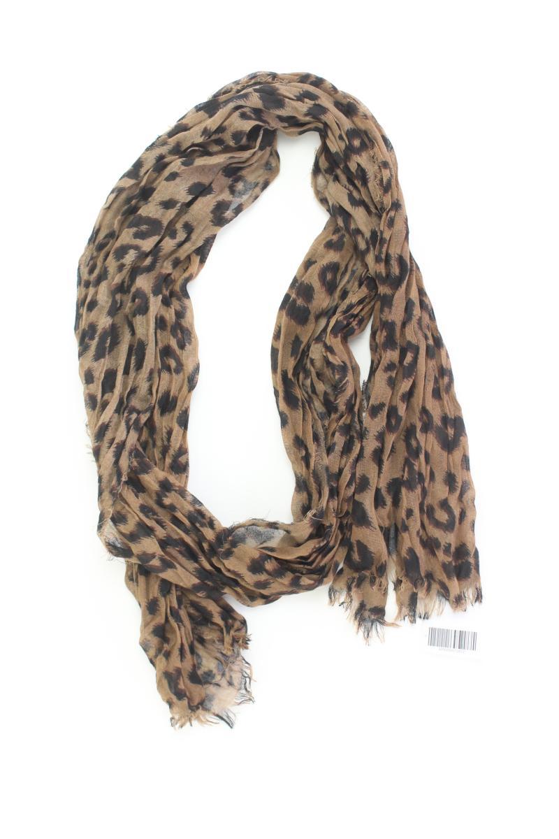 Tuch mit Tierdruck braun