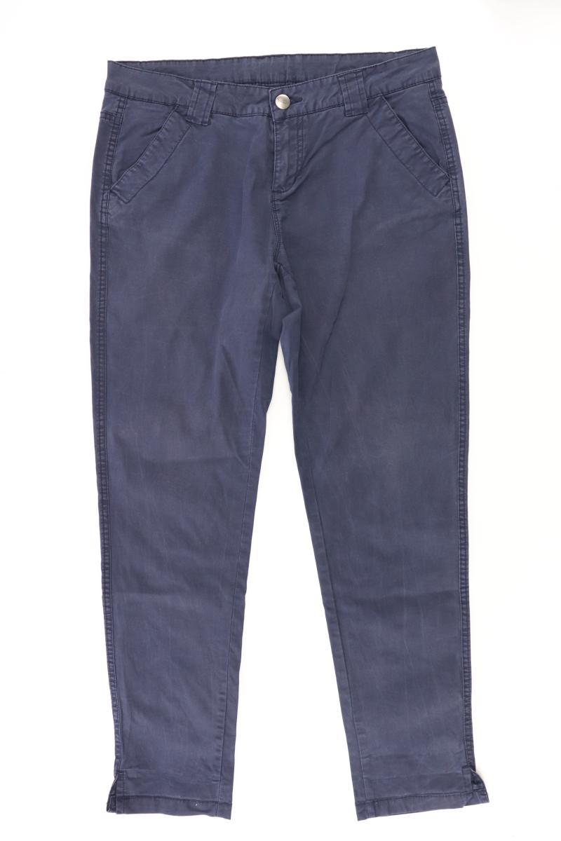 Street One Chinohose Gr. 38 blau aus Baumwolle