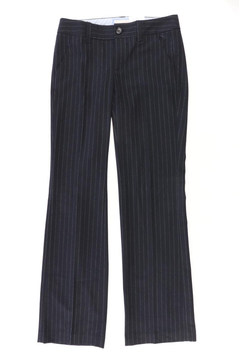 Esprit Stoffhose Gr. 34 gestreift blau aus Polyester