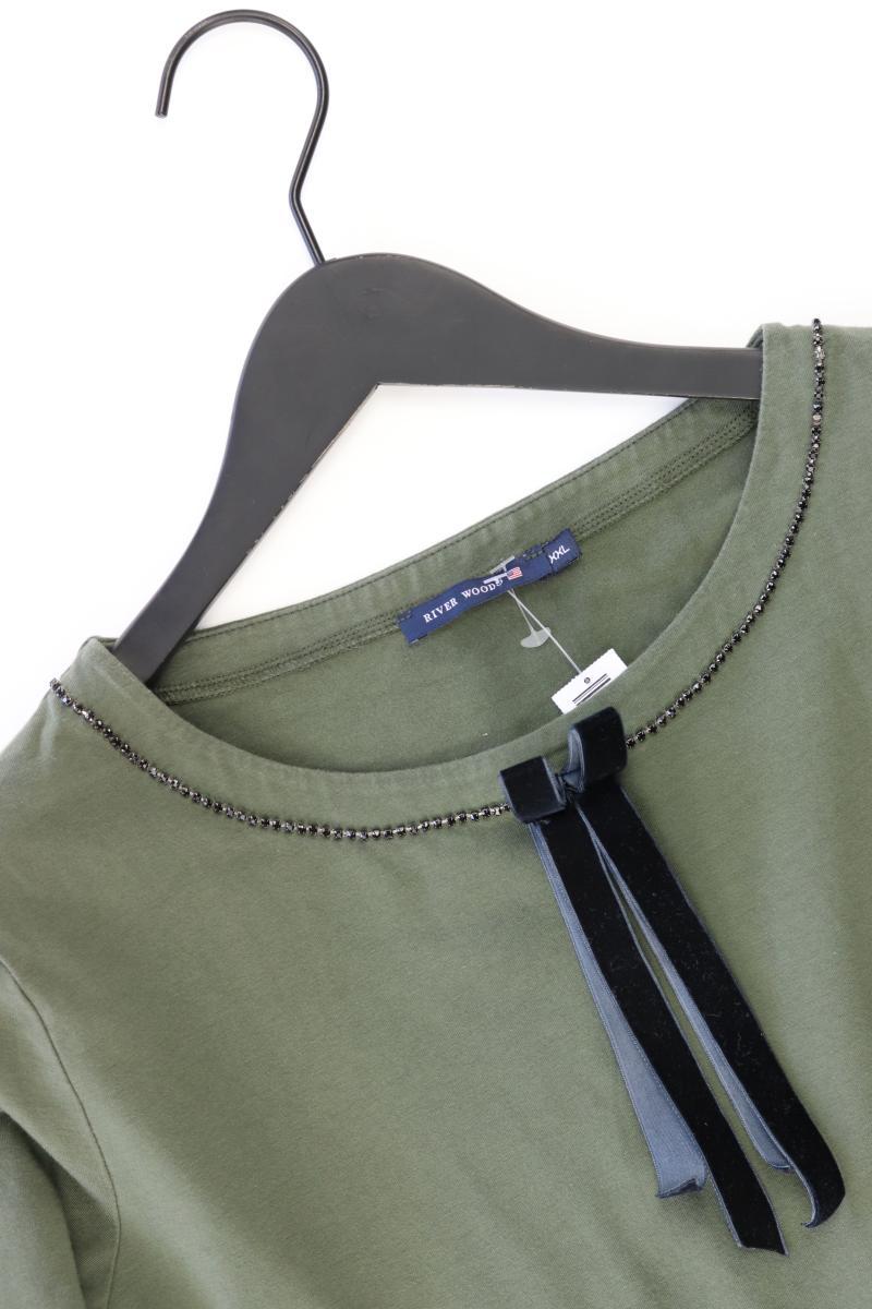 River Woods Longsleeve-Shirt Gr. XXL Langarm olivgrün