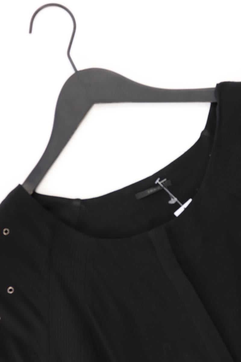 Kurzarmkleid Gr. 40 schwarz aus Viskose