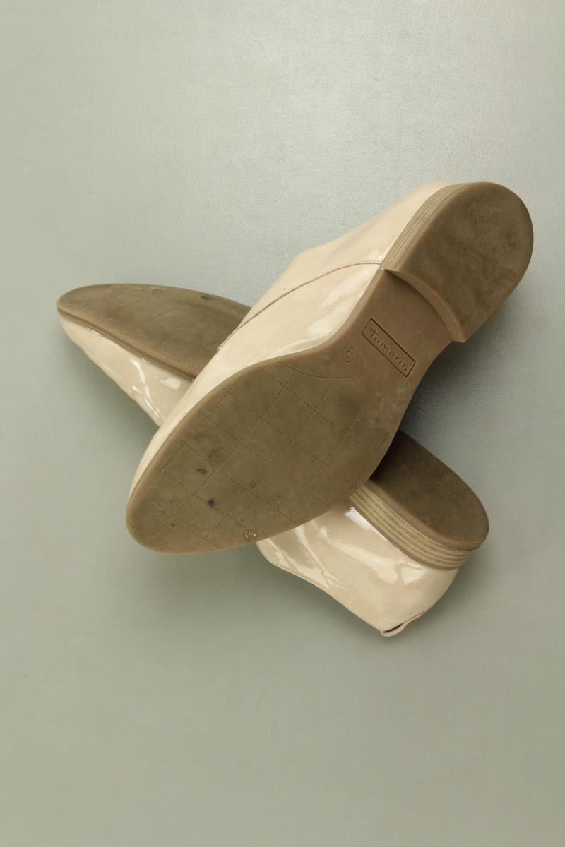 Tamaris Schuhe Gr. 42 creme aus Kunstleder