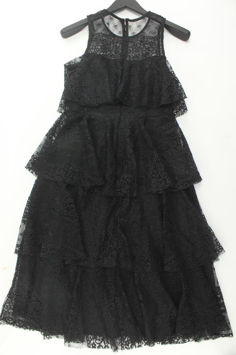 Spitzenkleid Gr. M Ärmellos schwarz aus Polyester
