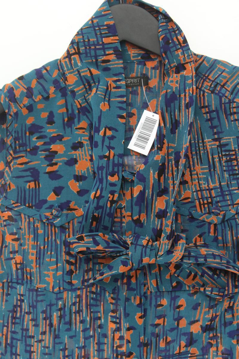 Esprit Collection Chiffonbluse Gr. 36 geometrisches Muster neuwertig Ärmellos