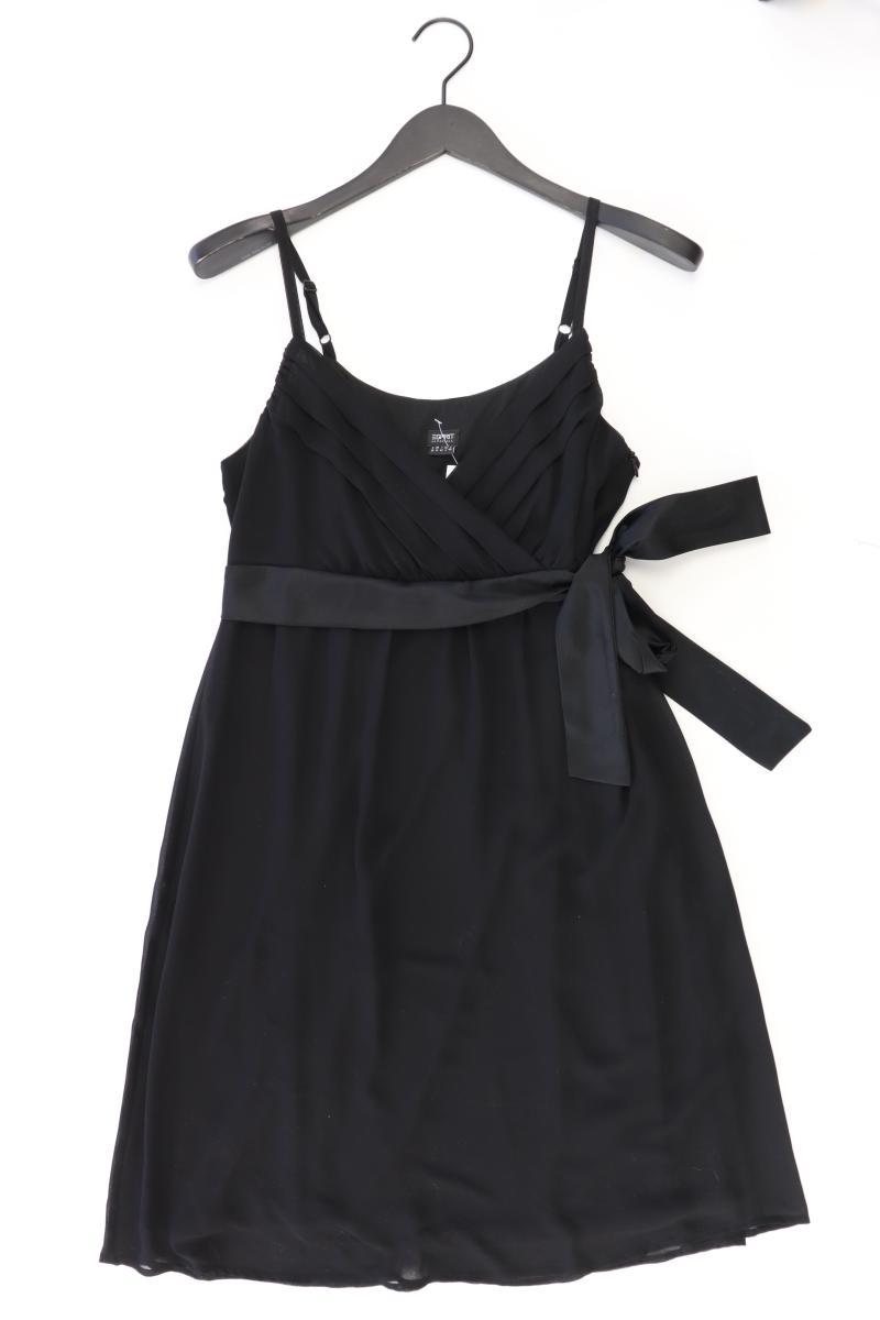 Esprit Collection Abendkleid Gr. 38 Träger schwarz aus Polyester