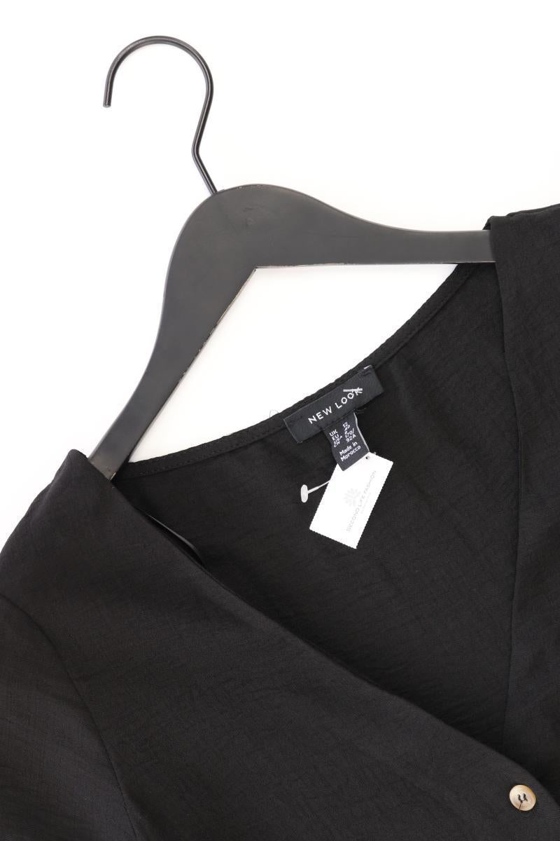 New Look Regular Bluse Gr. 40 3/4 Ärmel schwarz aus Polyester