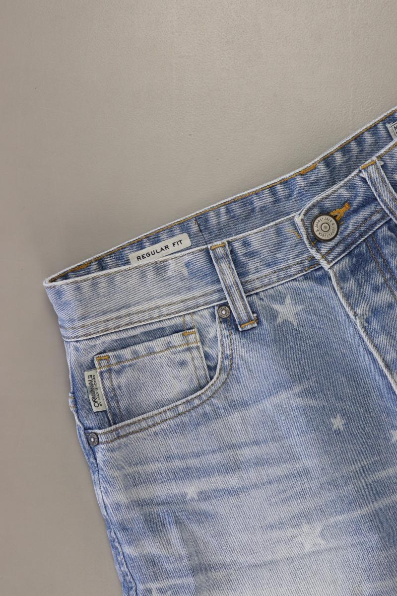 Jack & Jones Jeansshorts für Herren Gr. S blau aus Baumwolle
