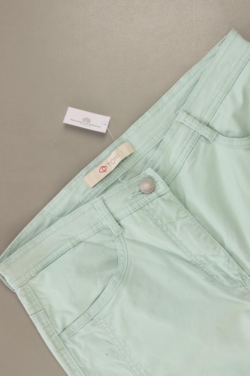 TONI 7/8 Hose Gr. 36 türkis aus Baumwolle