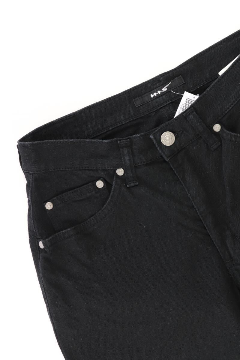 H.I.S. Boot Cut Jeans Gr. 36 schwarz aus Baumwolle