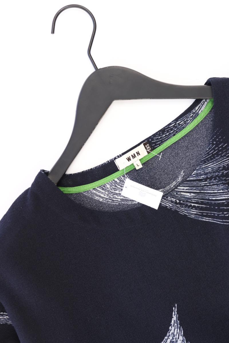 CKS Fashion Kurzarmbluse Gr. L blau