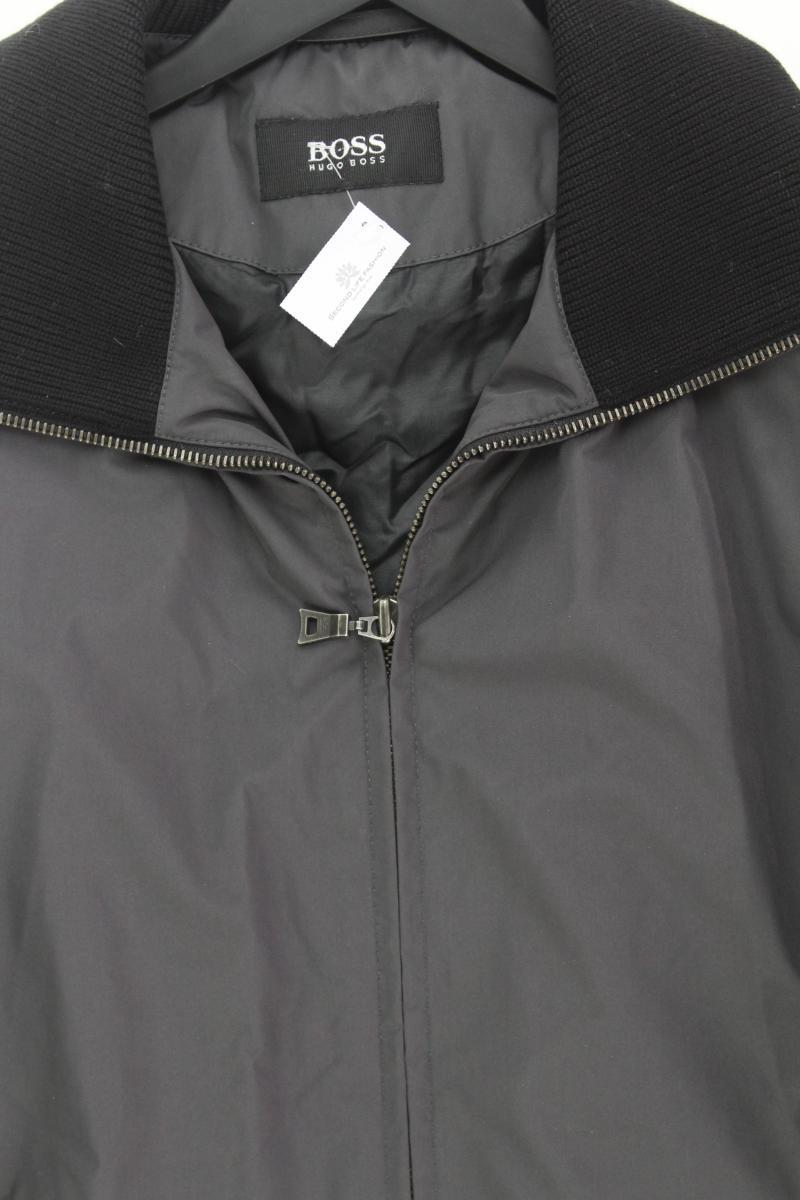 BOSS by Hugo Boss Lange Jacke für Herren Gr. 48 grau aus Polyester