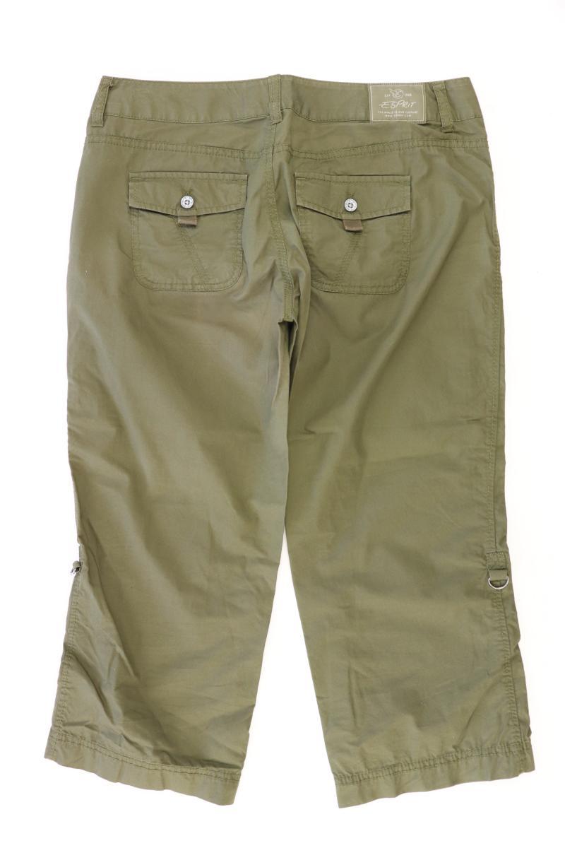 Esprit 7/8 Hose Gr. 38 olivgrün aus Baumwolle