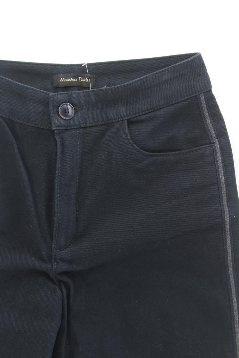 Massimo Dutti Mom Jeans Gr. 34 blau aus Baumwolle