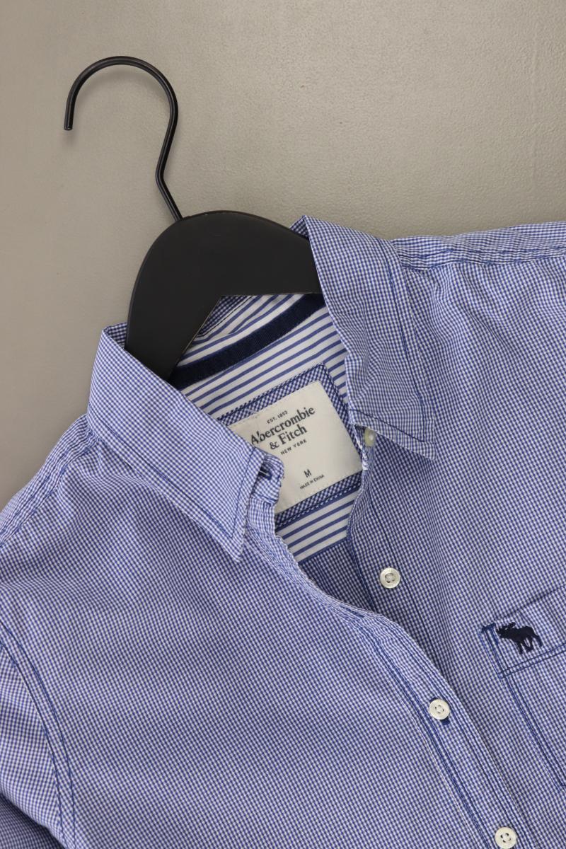 Abercrombie & Fitch Langarmbluse Gr. M blau aus Baumwolle