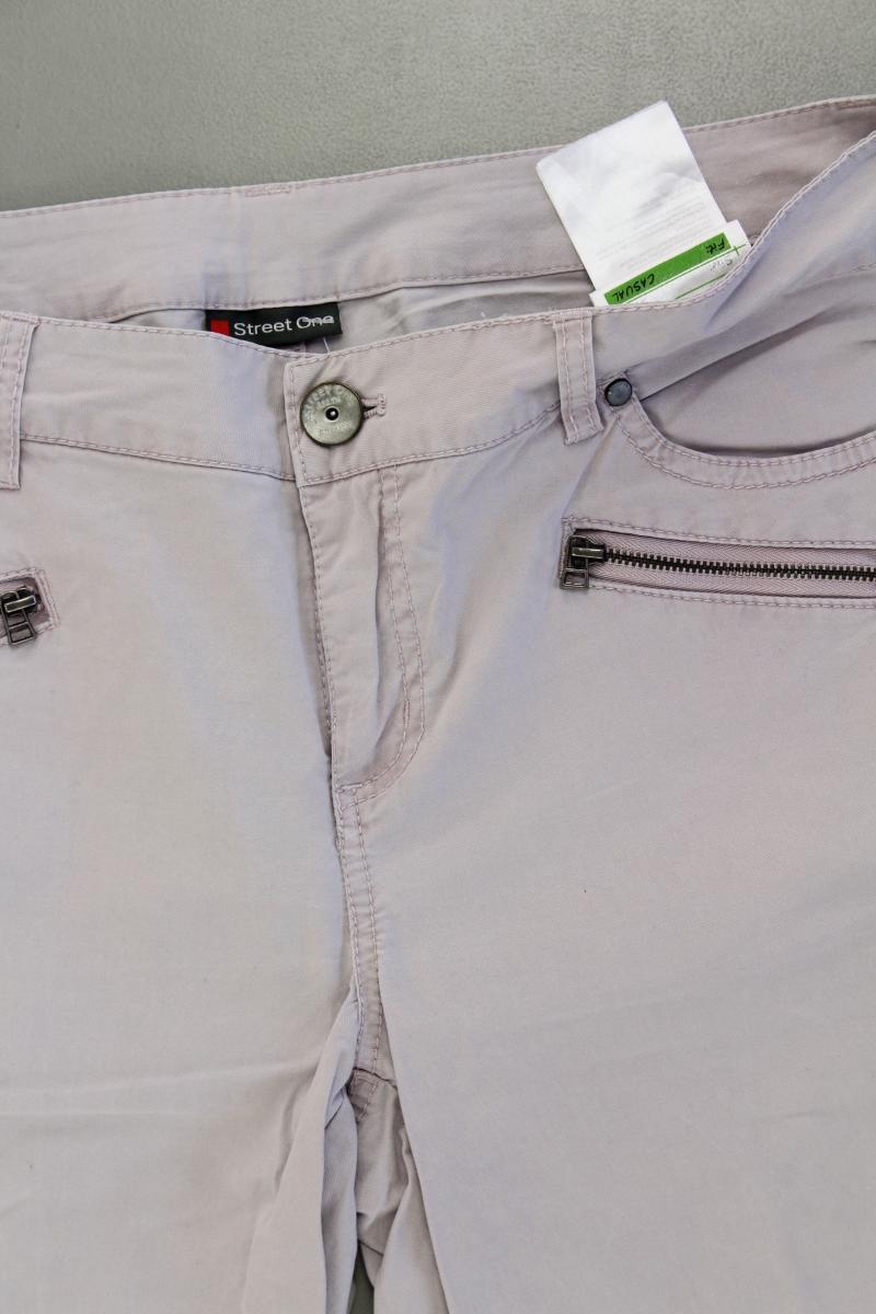 Street One Shorts Gr. 38 Modell Maxi lila aus Baumwolle
