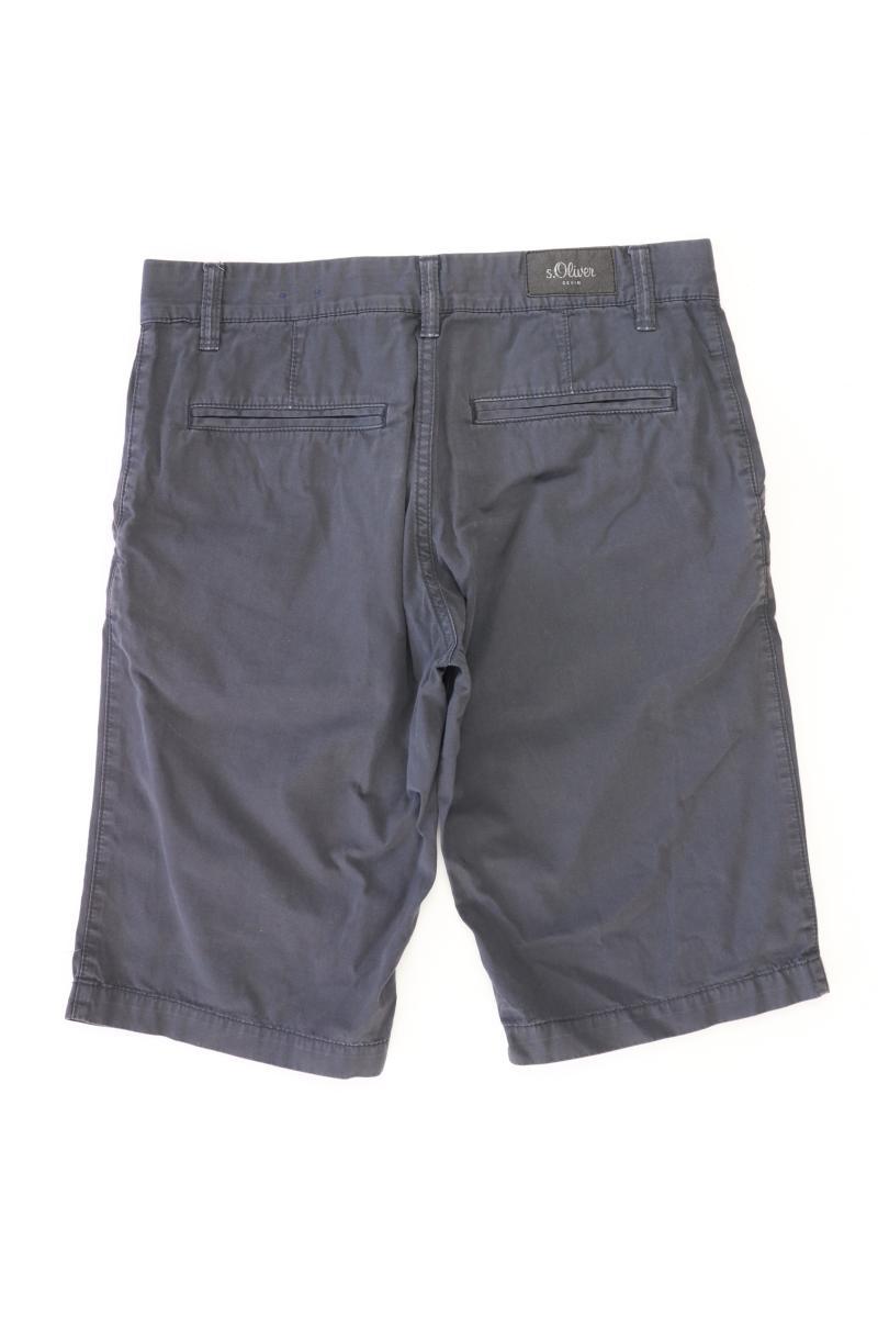 s.Oliver Chino Shorts für Herren Gr. W29 grau aus Baumwolle