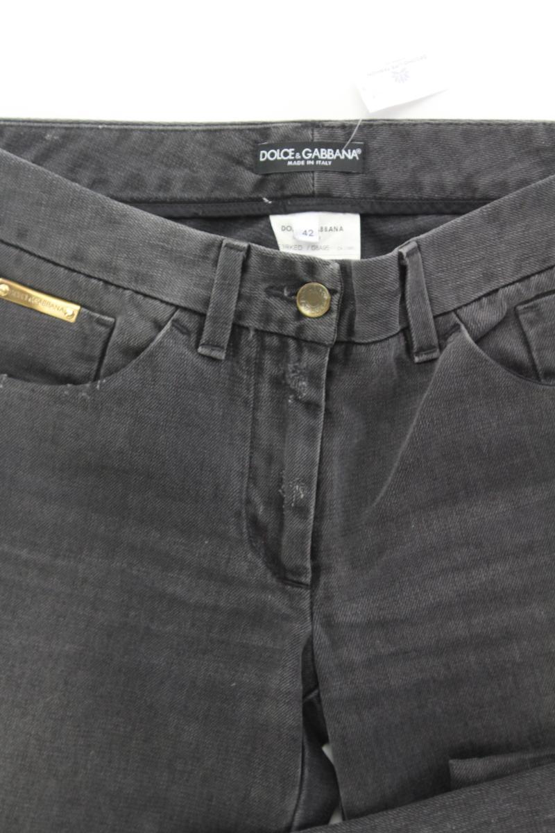 Dolce & Gabbana Boot Cut Jeans Gr. IT 42 (S) grau aus Baumwolle