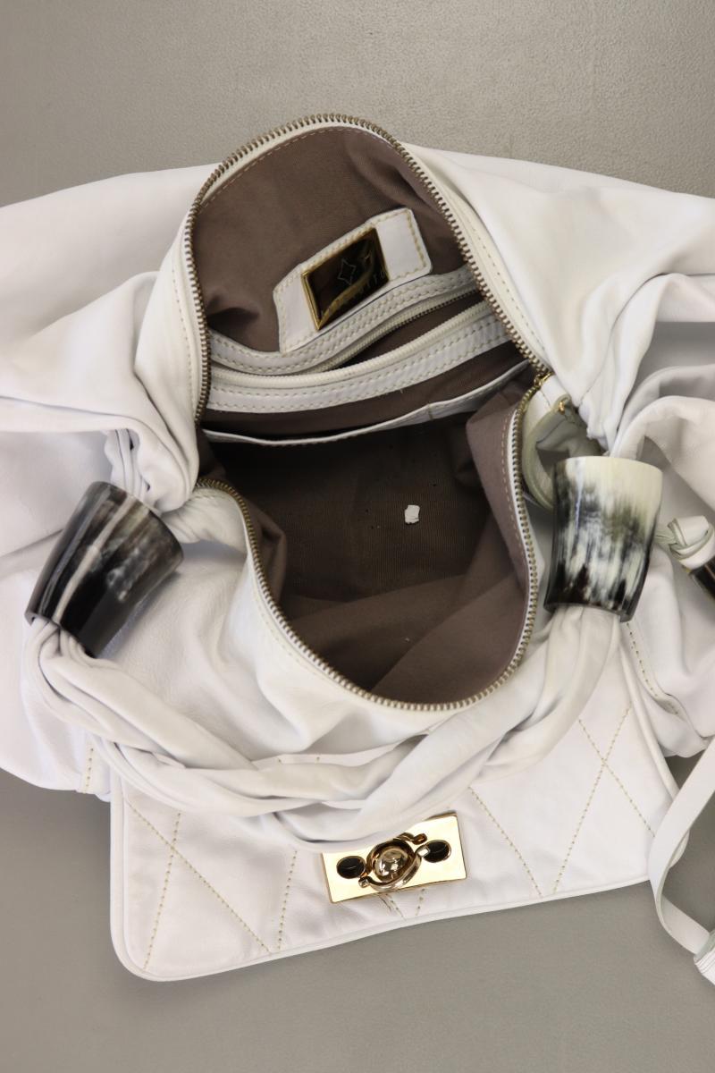 Schultertasche weiß