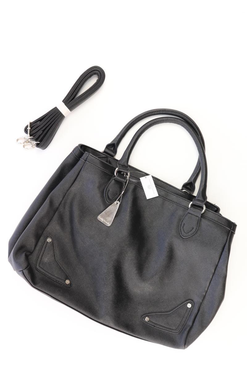 Betty Barclay Henkeltasche schwarz aus Polyurethan