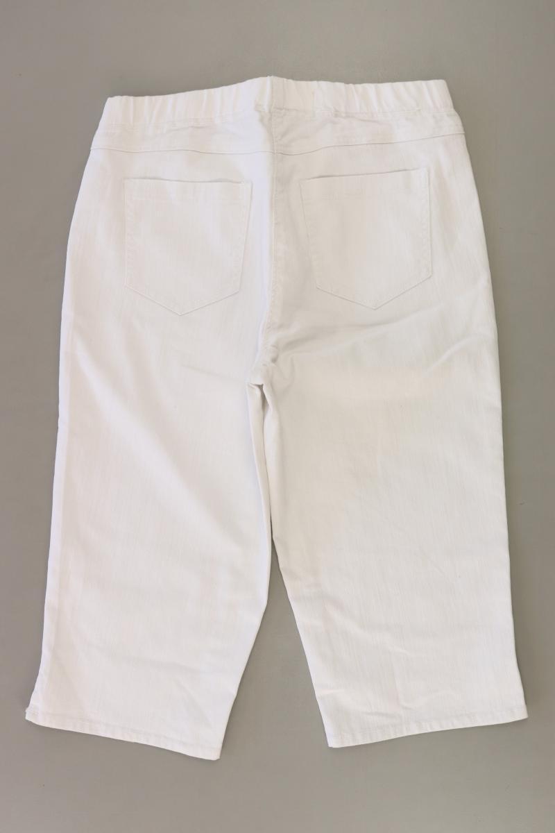 Gina Laura 3/4 Hose Gr. 42 weiß aus Baumwolle