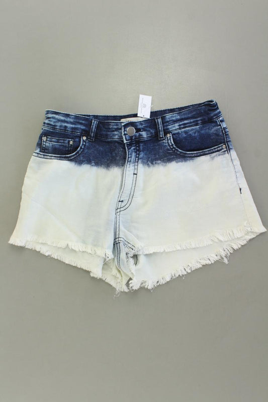 H&M Shorts Gr. 40 mit Batikmuster blau aus Baumwolle