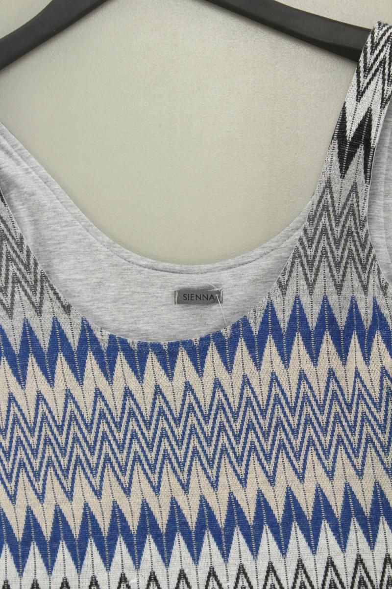 Sienna Schlauchkleid Gr. 36 Träger blau aus Viskose