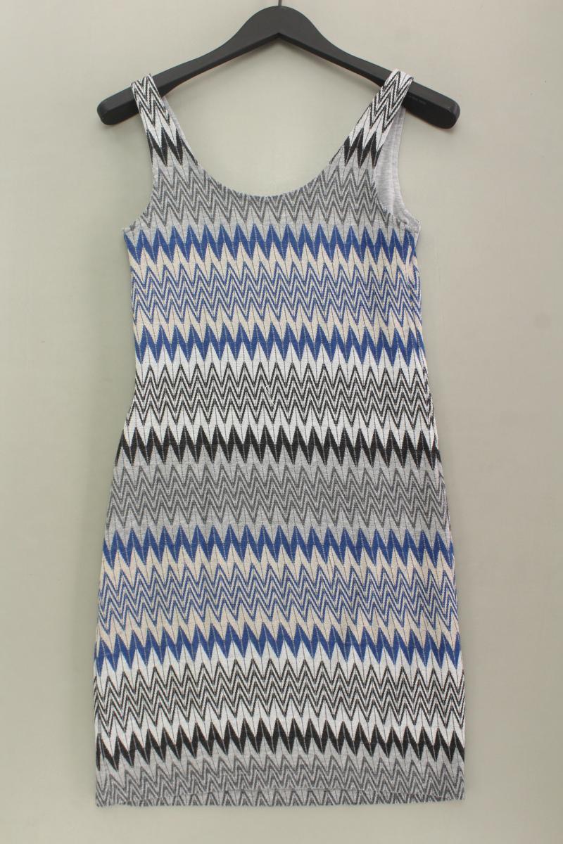 Sienna Schlauchkleid Gr. 36 Träger blau aus Viskose