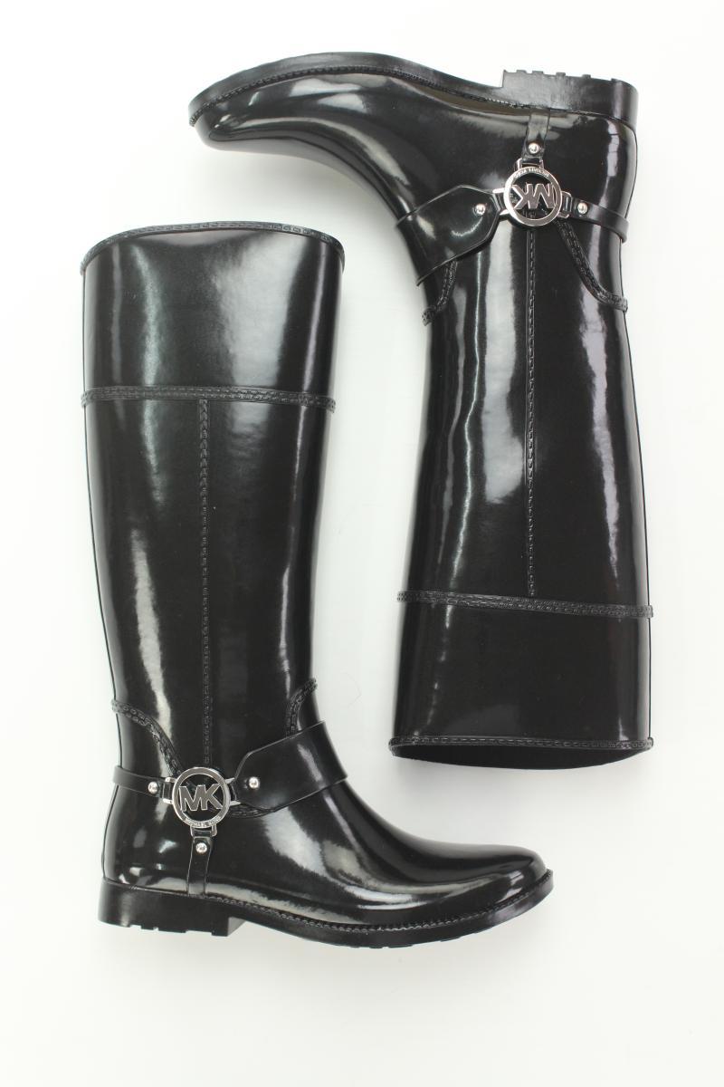 Michael Kors Fulton Harness Rainboot Stiefel Gr. 40,5 neu mit Etikett schwarz
