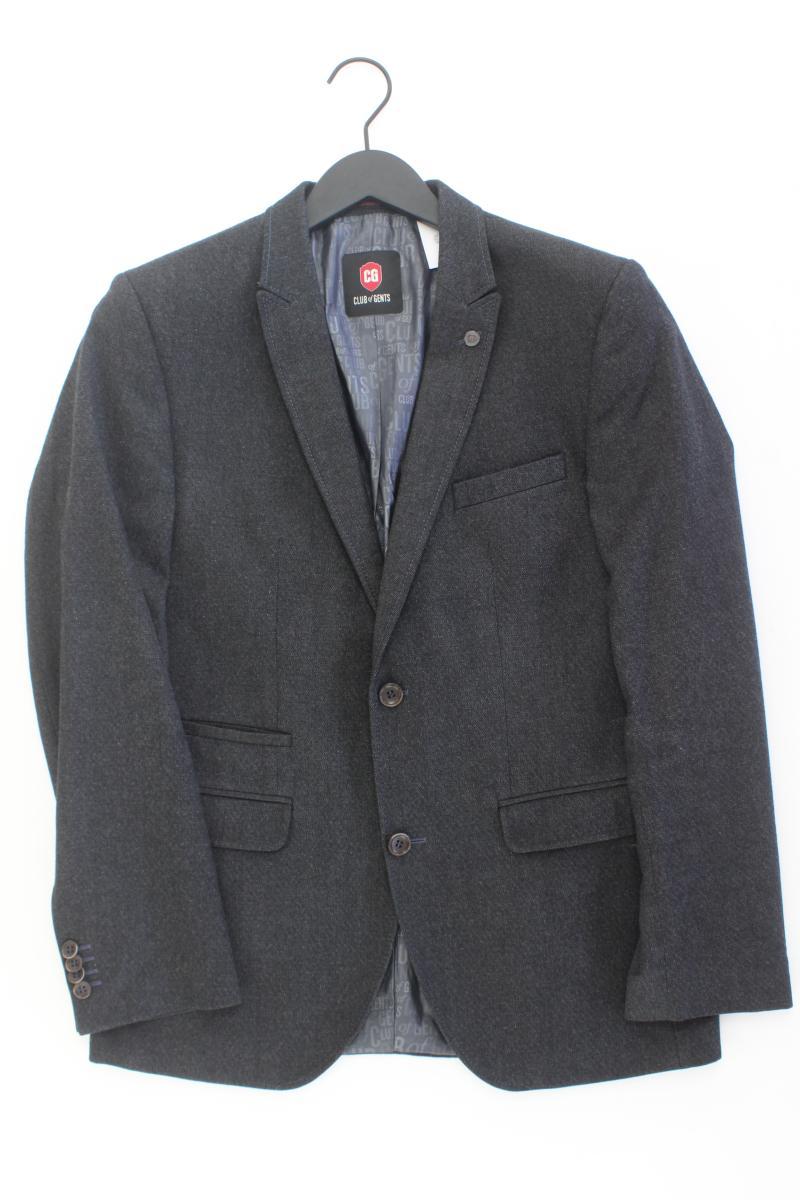Club of Gents Longsakko für Herren Gr. 48 grau aus Baumwolle