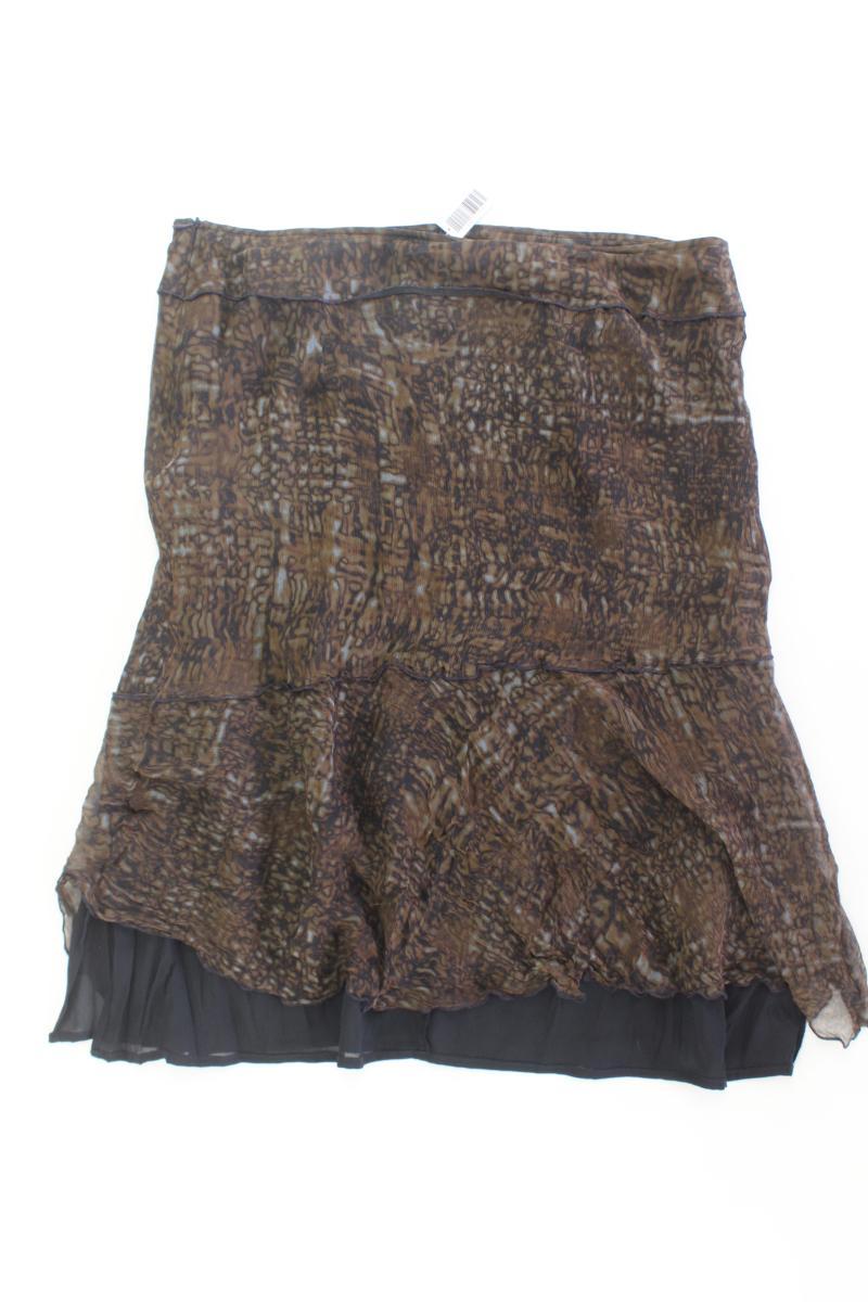 Marie Méro Seidenrock Gr. 46 braun