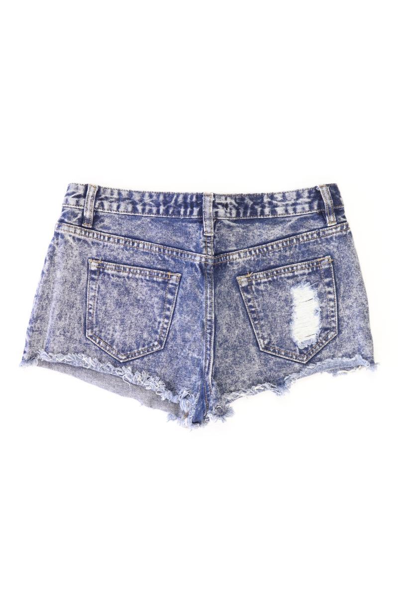 forever 21 Jeansshorts Gr. 40 blau aus Baumwolle