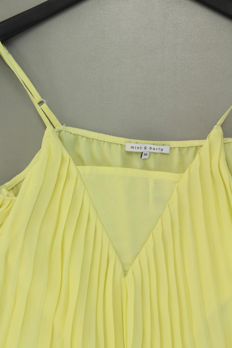 mint & berry Spaghetti-Top Gr. 34 gelb aus Polyester