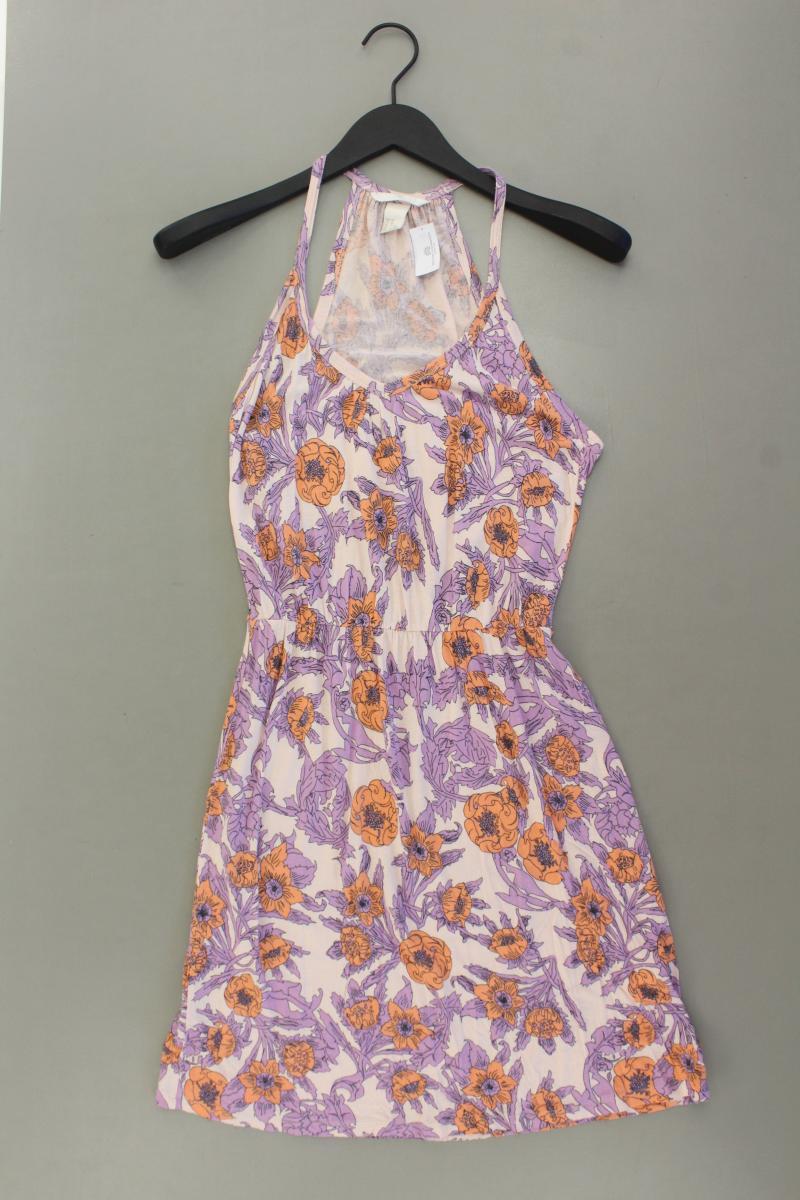 Trägerkleid Gr. XS mit Blumenmuster mehrfarbig aus Viskose