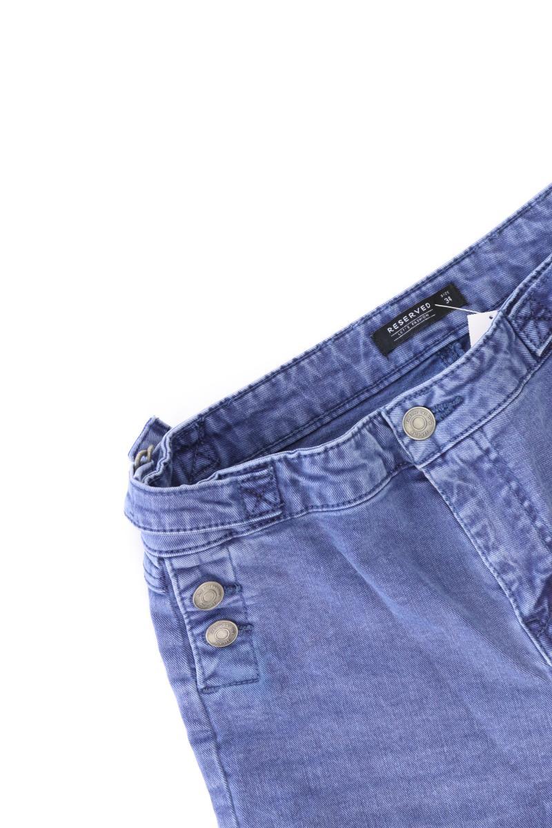 Reserved Jeansshorts Gr. 34 blau aus Baumwolle