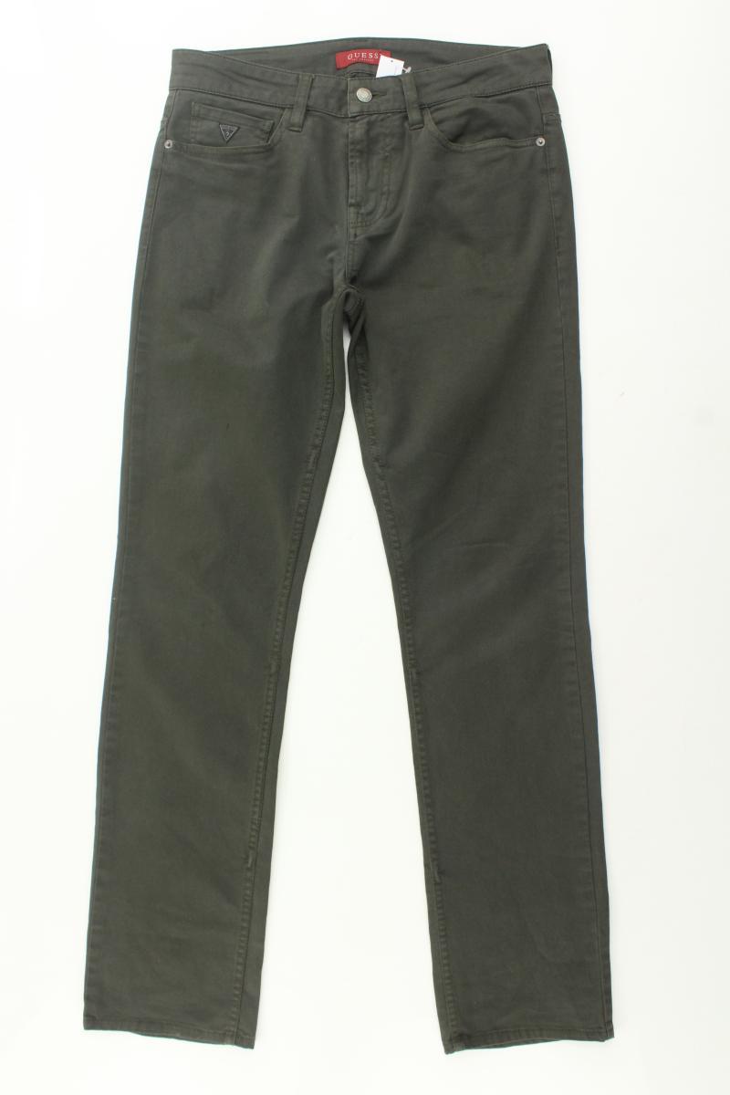Guess Skinny Jeans für Herren Gr. W29 olivgrün aus Baumwolle