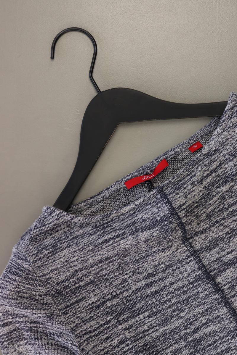 s.Oliver Feinstrickpullover Gr. 36 blau aus Polyester