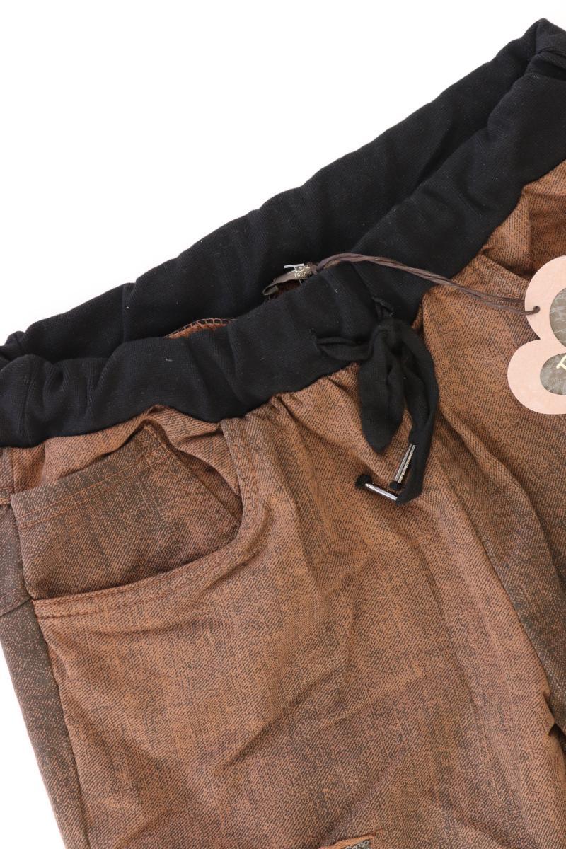 Hose Gr. M neu mit Etikett mit Pailletten braun aus Baumwolle